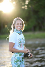 Load image into Gallery viewer, Drippy Red Aloha Crop Top