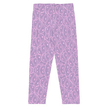 Load image into Gallery viewer, Kids Pink + Purple Oystuary Leggings