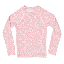 Load image into Gallery viewer, Kids Pink Oystary Rash Guard