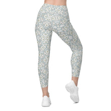 Load image into Gallery viewer, Oystuary Leggings(Blue) with pockets