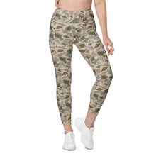 Load image into Gallery viewer, Lowco Camo Leggings with pockets (Spring Spartina)