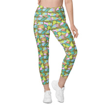 Load image into Gallery viewer, Lowco Camo (Neon) Leggings with pockets