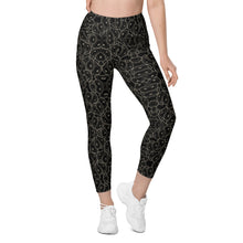 Load image into Gallery viewer, Oystuary Leggings (Black) with pockets