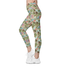 Load image into Gallery viewer, Lowco Camo (Coral) Leggings with pockets