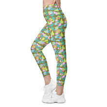 Load image into Gallery viewer, Lowco Camo (Neon) Leggings with pockets