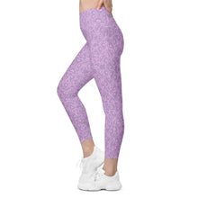 Load image into Gallery viewer, Pink + Purple Oystuary Leggings with pockets