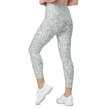 Load image into Gallery viewer, Oystuary Leggings(Blue) with pockets