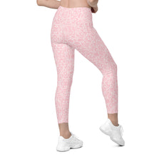 Load image into Gallery viewer, Pink Oystuary Leggings with pockets