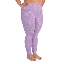 Load image into Gallery viewer, Pink + Purple Oystuary Leggings