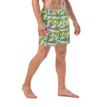 Load image into Gallery viewer, Neon Lowco Camo swim trunks