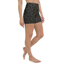 Load image into Gallery viewer, Oystuary Yoga Shorts (Pluff Mud Black)