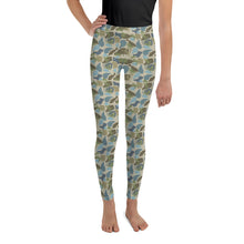 Load image into Gallery viewer, Youth Lowco Camo Leggings (Blue)