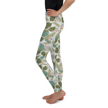 Load image into Gallery viewer, Youth Drippy Red Aloha Leggings