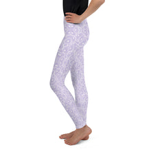 Load image into Gallery viewer, Youth Lavender Oystuary Leggings