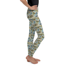 Load image into Gallery viewer, Youth Lowco Camo Leggings (Blue)