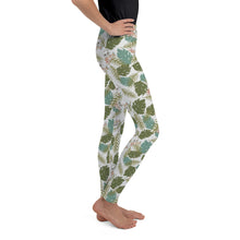Load image into Gallery viewer, Youth Drippy Red Aloha Leggings