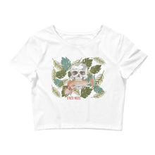 Load image into Gallery viewer, Drippy Red Aloha Crop Top