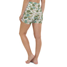 Load image into Gallery viewer, Drippy Red Aloha Yoga Shorts
