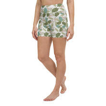 Load image into Gallery viewer, Drippy Red Aloha Yoga Shorts
