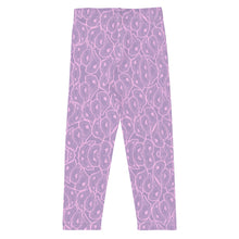 Load image into Gallery viewer, Kids Pink + Purple Oystuary Leggings
