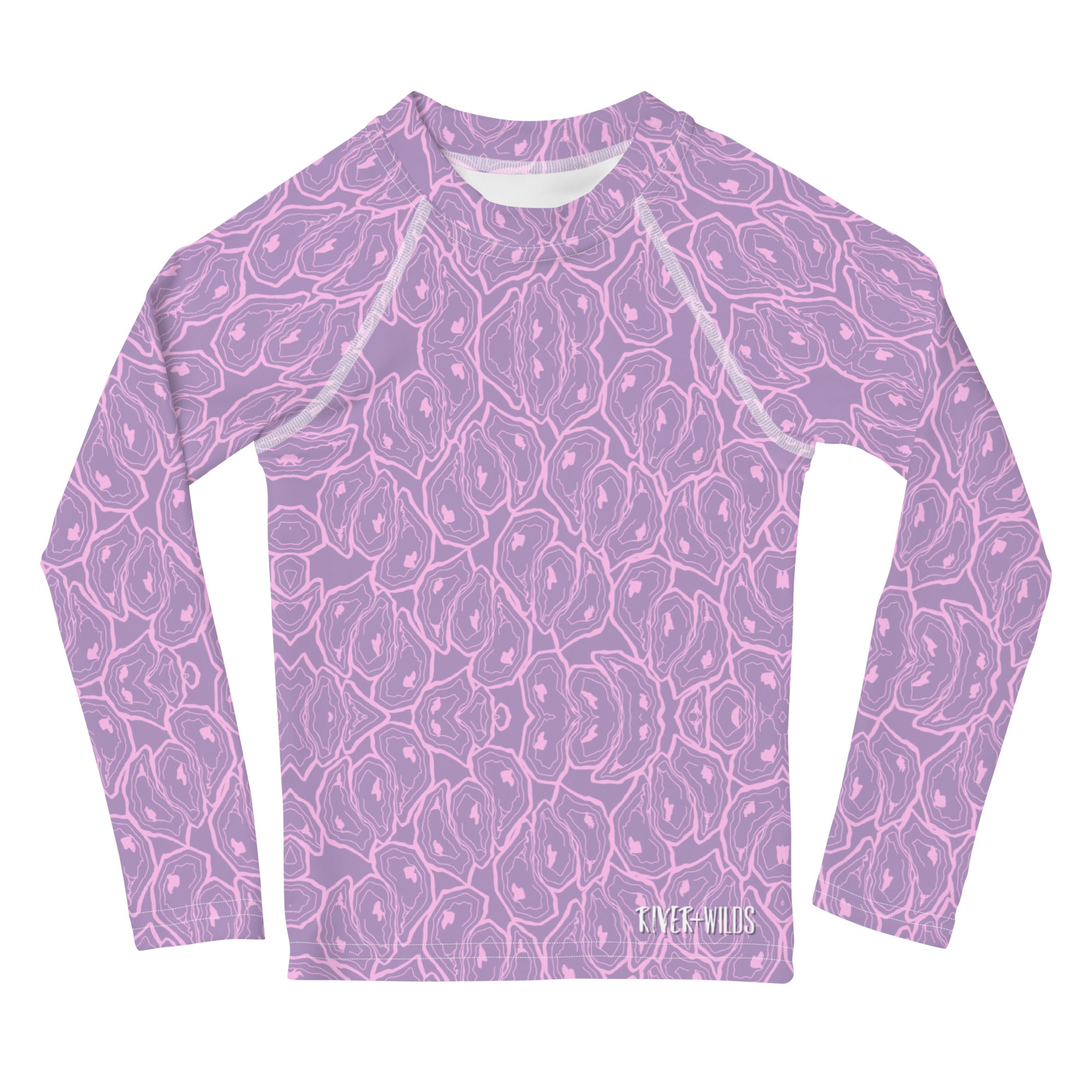 Kids Pink + Purple Rash Guard – River+Wilds