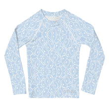 Load image into Gallery viewer, Kids Blue Skies Oystuary Rash Guard
