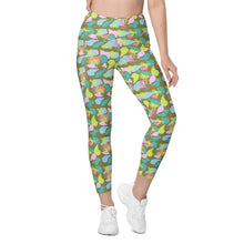Load image into Gallery viewer, Lowco Camo (Neon) Leggings with pockets
