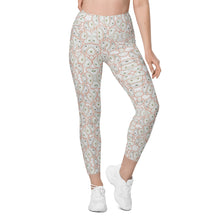Load image into Gallery viewer, Oystuary Leggings (Coral) with pockets
