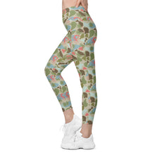 Load image into Gallery viewer, Lowco Camo (Coral) Leggings with pockets
