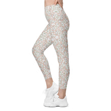 Load image into Gallery viewer, Oystuary Leggings (Coral) with pockets
