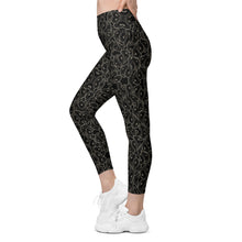 Load image into Gallery viewer, Oystuary Leggings (Black) with pockets
