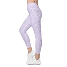 Load image into Gallery viewer, Lavender Oystuary Leggings with pockets
