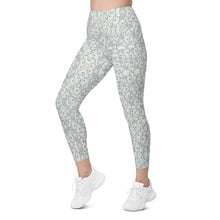 Load image into Gallery viewer, Oystuary Leggings(Blue) with pockets
