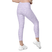 Load image into Gallery viewer, Lavender Oystuary Leggings with pockets
