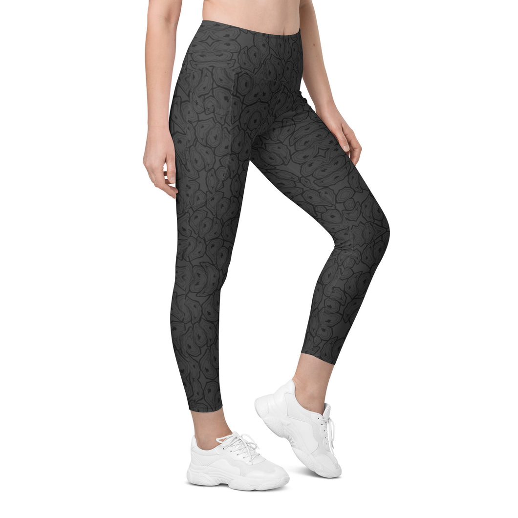 Oystuary Leggings (Pluff Mud) with pockets