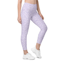 Load image into Gallery viewer, Lavender Oystuary Leggings with pockets
