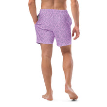 Load image into Gallery viewer, Pink+Purple Oystuary swim trunks
