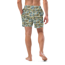 Load image into Gallery viewer, Blue Lowco Camo swim trunks
