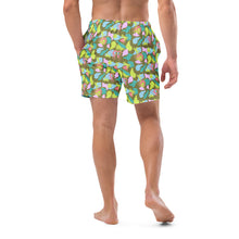 Load image into Gallery viewer, Neon Lowco Camo swim trunks
