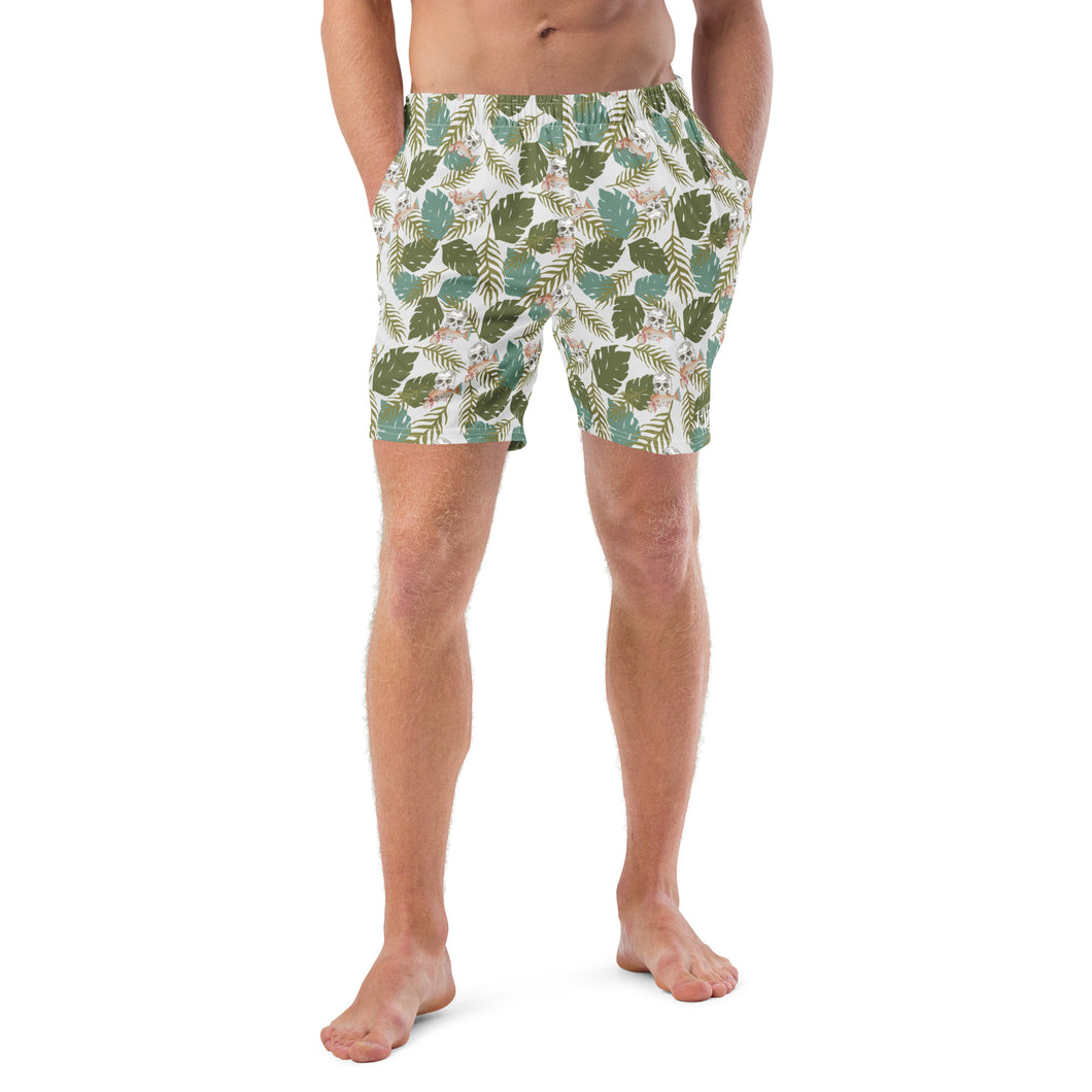 Dead Red Aloha swim trunks