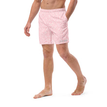 Load image into Gallery viewer, Pink Oystuary swim trunks
