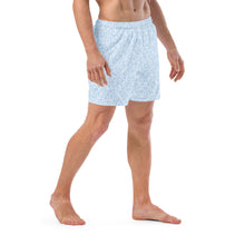 Load image into Gallery viewer, Blue Skies Oystuary swim trunks
