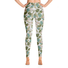 Load image into Gallery viewer, Drippy Red Aloha Leggings
