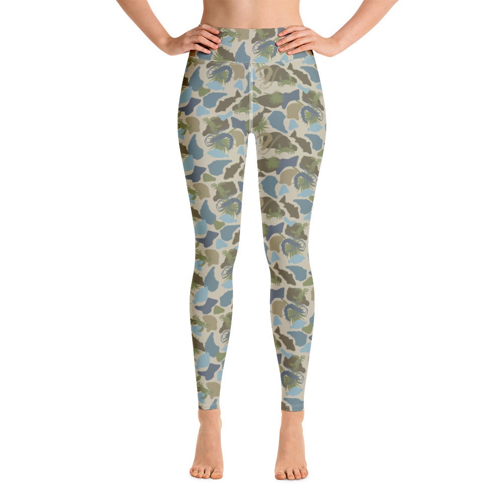 Lowco Camo Leggings (Blue)