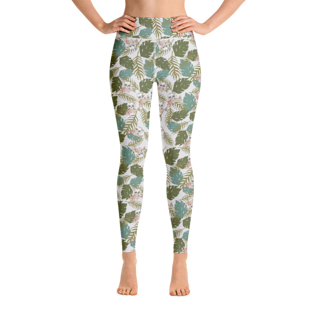 Drippy Red Aloha Leggings