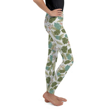 Load image into Gallery viewer, Youth Drippy Red Aloha Leggings

