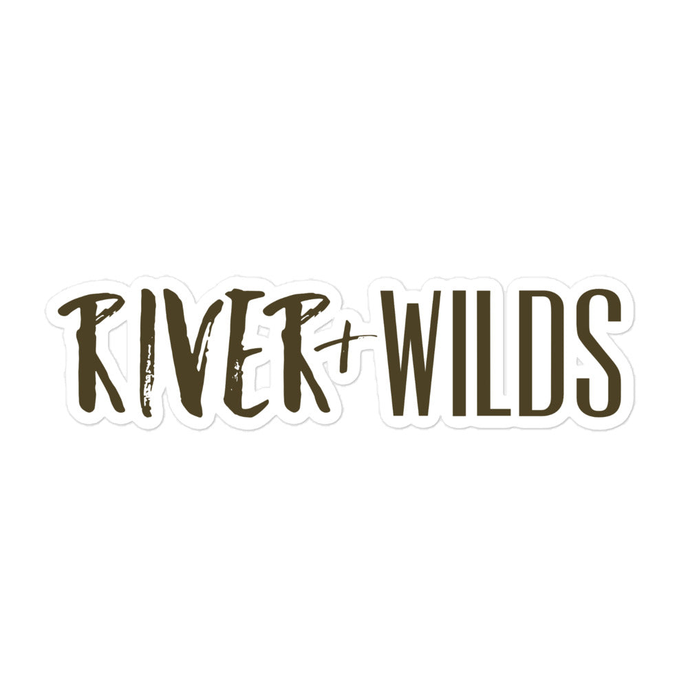 R+W's Logo sticker – River+Wilds